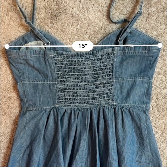 Express Denim Blue Women's Dress XS - Picture 5 of 8